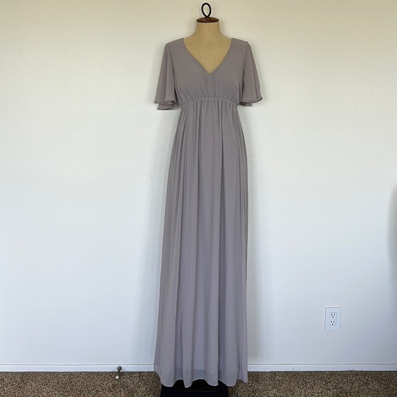 Show Me Your MuMu Emily Empire Maxi Dress Size S - Picture 2 of 9